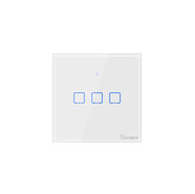 Sonoff TX T0EU3C - viedais Wi-Fi sienas sensora slēdzis / 230 VAC / 3 līnijas