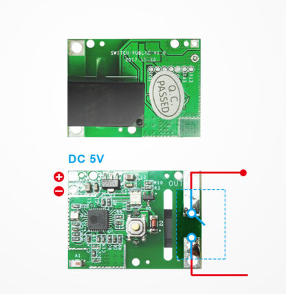 Sonoff RE5V1C- 5V inching/selflock viedais 1 kanāla Wi-Fi relejs - Image 2