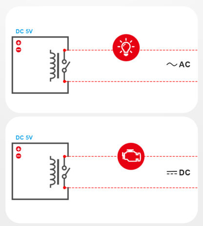 Sonoff RE5V1C- 5V inching/selflock viedais 1 kanāla Wi-Fi relejs - Image 3
