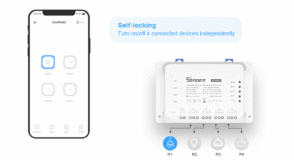 Sonoff 4CH PRO R3 - viedais Wi-Fi un RF 433 MHz slēdzis līdz četrām līnijām - Image 13