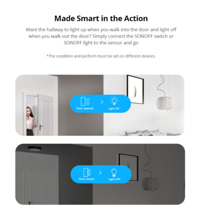 Sonoff DW2-WI-FI - bezvadu Wi-Fi durvju vai logu devējs sensors detektors - Image 9
