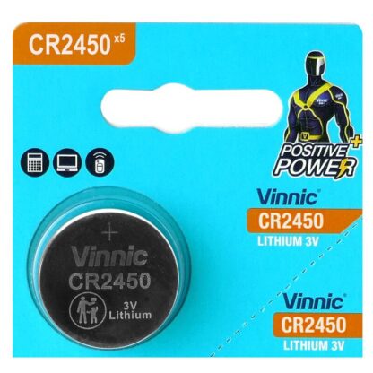 Vinnic CR2450N Lithium 3V - litija baterija