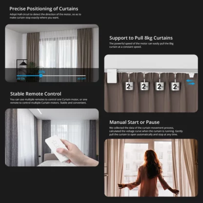 Sonoff ZBCurtain - Zigbee viedais aizskaru motors - Image 8