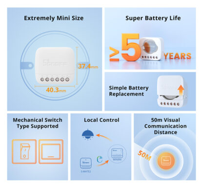 Sonoff S-Mate 2 Extreme - eWeLink Remote Switch Mate Bluetooth - Image 3