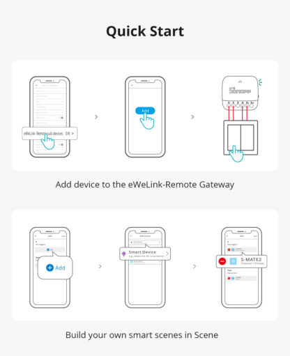 Sonoff S-Mate 2 Extreme - eWeLink Remote Switch Mate Bluetooth - Image 11