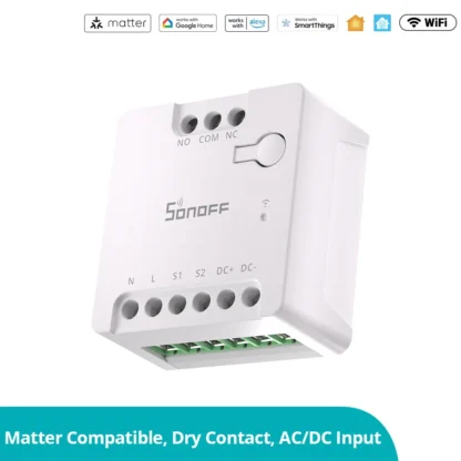 Sonoff MINI-D - sausais kontakts (dry contact) - Wi-Fi - Matter sertificēts